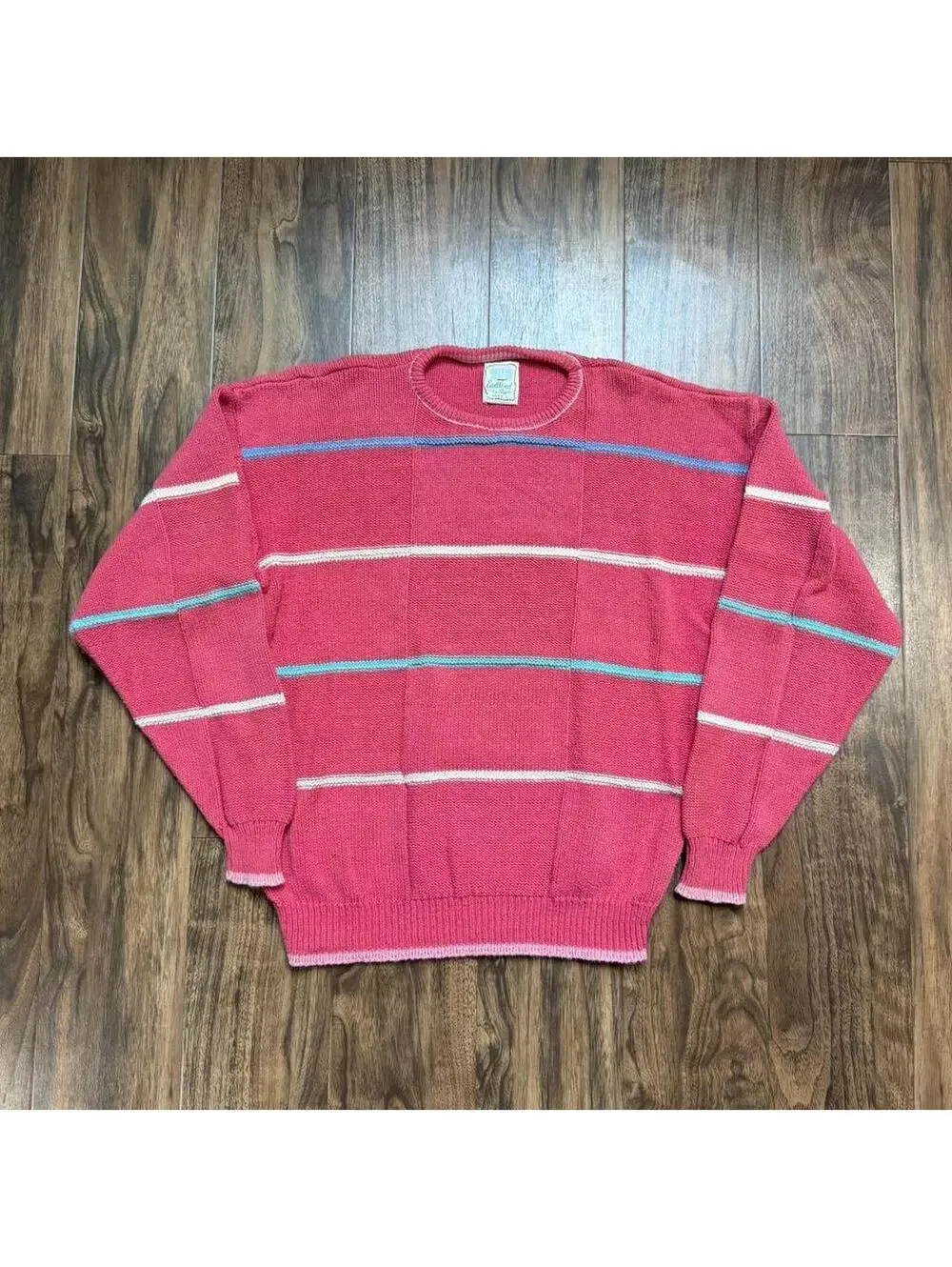 True Vintage 70s Eastwind Alps Striped Sweater Size Large